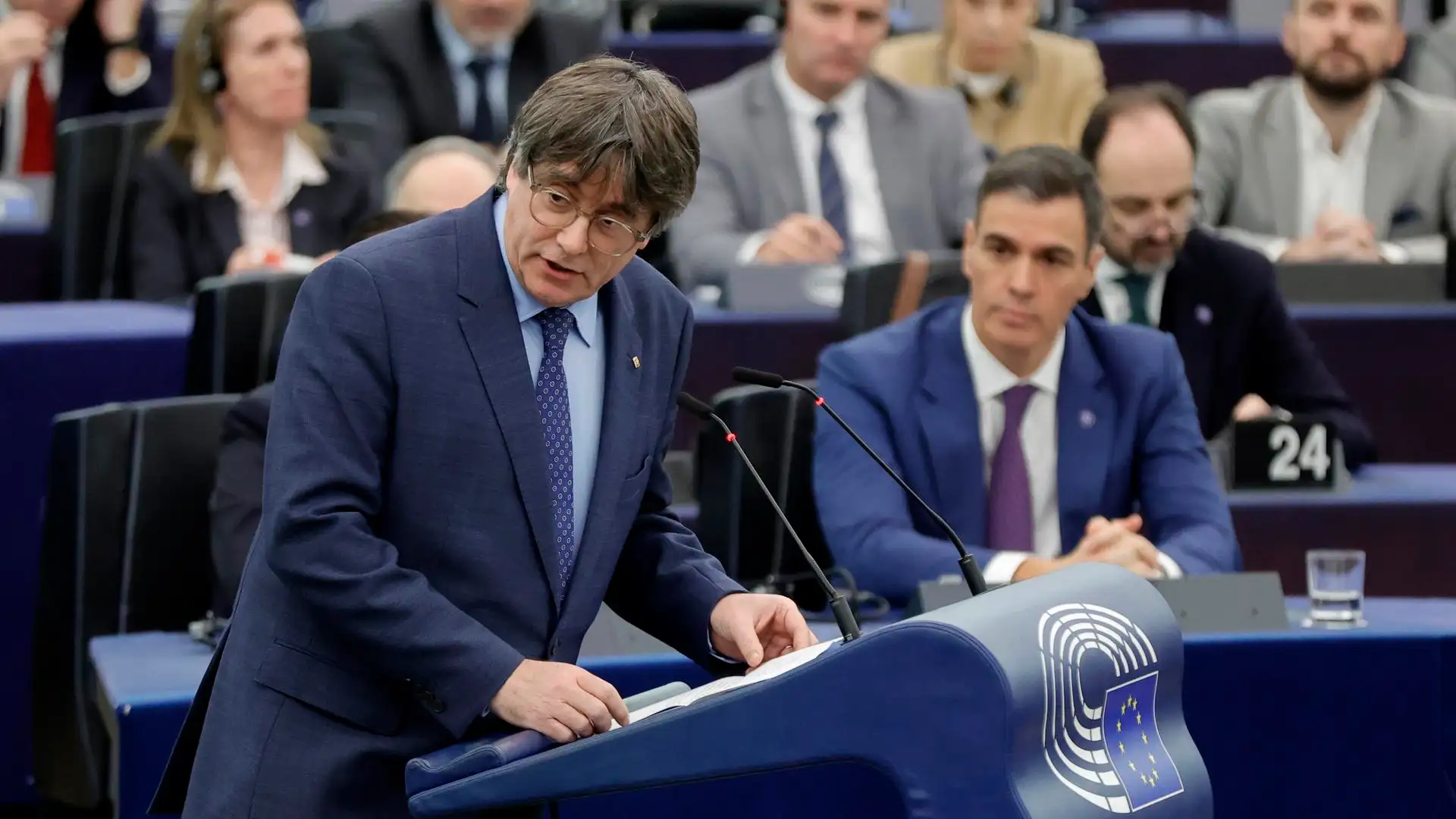 Carles Puigdemont en Estrasburgo Carles Puigdemont en Estrasburgo