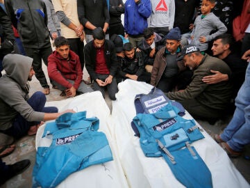 Reporteros Sin Fronteras denuncia una “masacre sin precedentes” de periodistas en la guerra en Gaza
