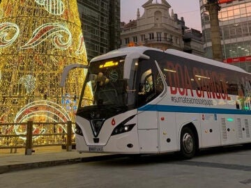 Autobús para donar sangre
