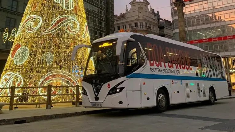 Autob&uacute;s para donar sangre