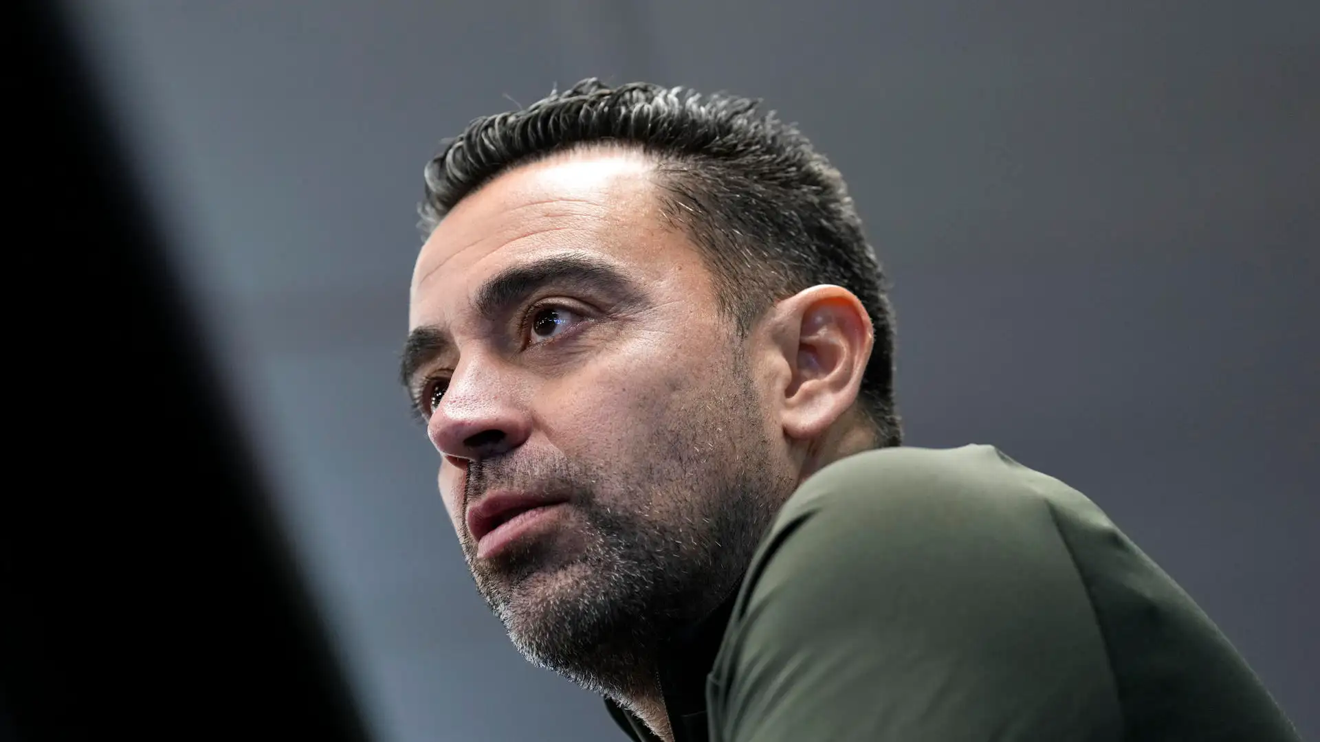 Xavi, en rueda de prensa Xavi, en rueda de prensa