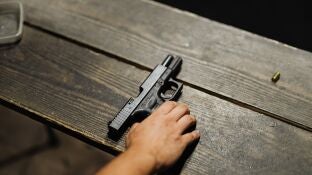 Imagen de archivo de una pistola