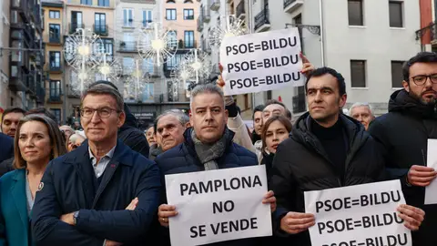 El presidente del Partido Popular, Alberto Núñez Feijóo, en Pamplona El presidente del Partido Popular, Alberto Núñez Feijóo, en Pamplona