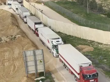 Imagen del cruce de Kerem Shalom Imagen del cruce de Kerem Shalom