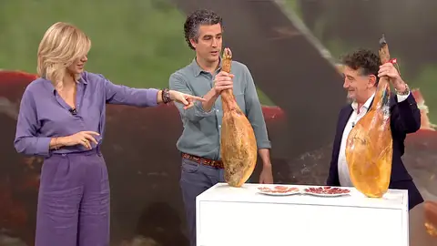 Jamón ibérico en Espejo Público Jamón ibérico en Espejo Público