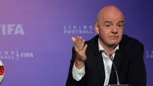 El presidente de la FIFA, Gianni Infantino