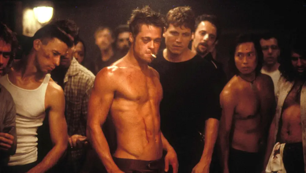 Brad Pitt en El Club de la Lucha