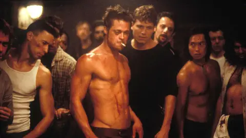 Brad Pitt en El Club de la Lucha Brad Pitt en El Club de la Lucha