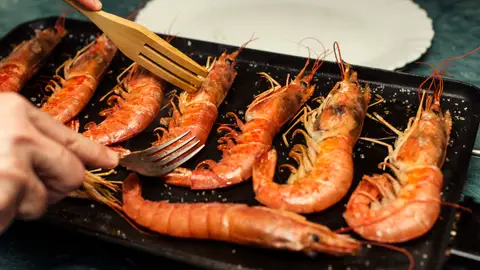 Gambas a la plancha Gambas a la plancha