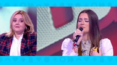 Elsa Tortonda, ganadora de La Voz, interpreta un tema de Alejandro Sanz junto a Pilar Vidal en Espejo Público