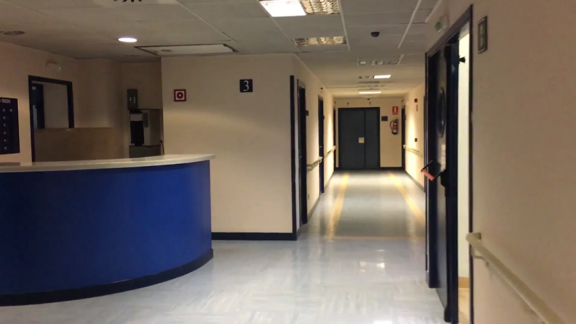 Pasillos del Hospital Puerta del Mar de Cádiz Pasillos del Hospital Puerta del Mar de Cádiz