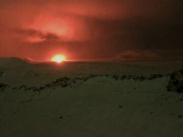 Erupción del volcán de Grindavik