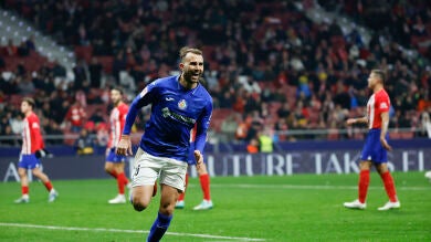 Borja Mayoral amarga la fiesta de Griezmann y termina con la racha del Atleti