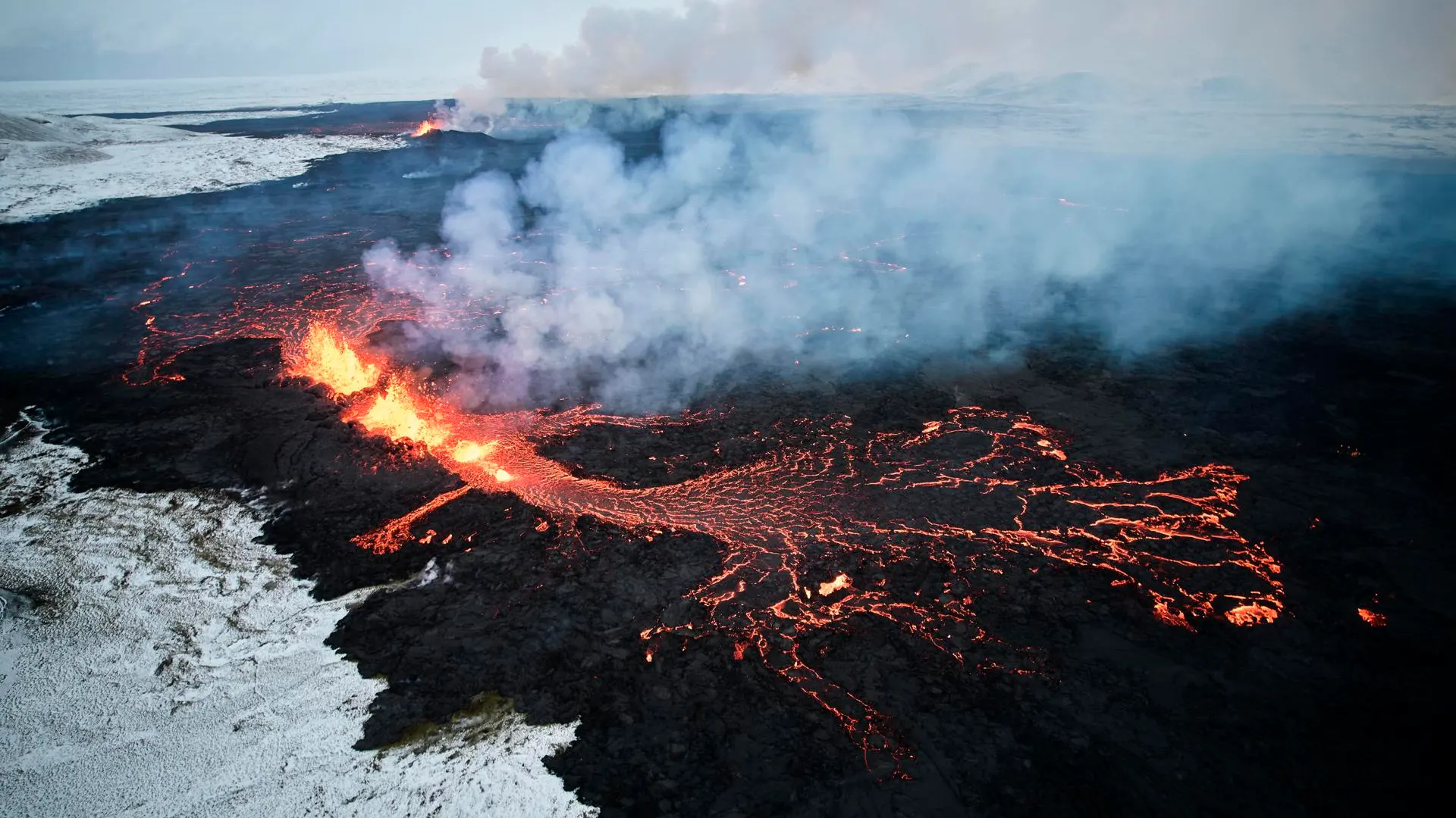 Erupci&oacute;n en Islandia