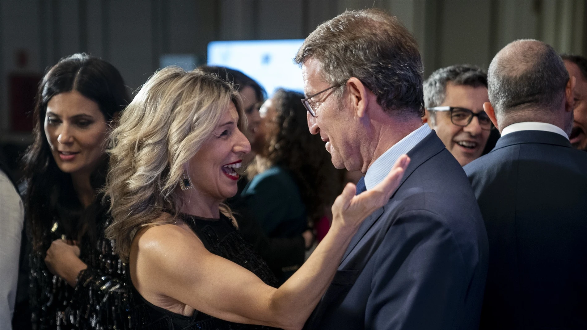 Yolanda Díaz y Alberto Núñez Feijóo Yolanda Díaz y Alberto Núñez Feijóo