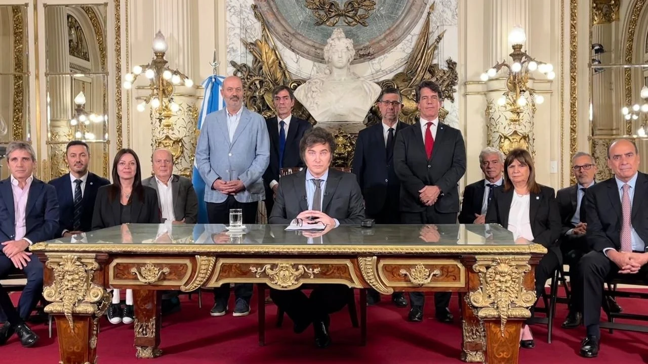 El presidente de Argentina, Javier Milei El presidente de Argentina, Javier Milei