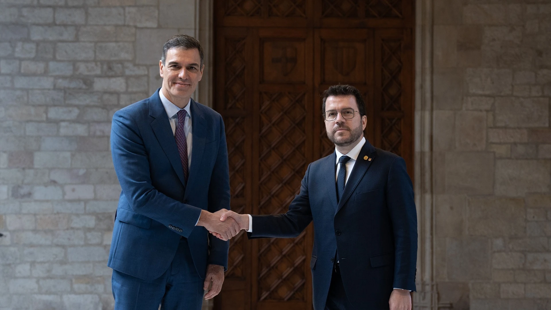 Pedro S&aacute;nchez y Pere Aragon&egrave;s