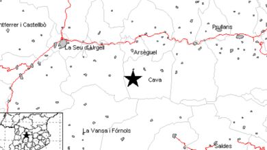 Cataluña registra dos terremotos este jueves: uno de magnitud 3,4 y una réplica en Lleida
