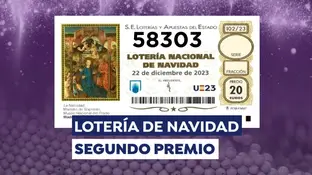 Segundo Premio de la Lotería de Navidad 2023 Segundo Premio de la Lotería de Navidad 2023