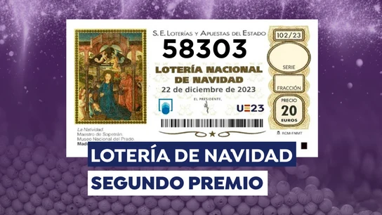 Segundo Premio de la Lotería de Navidad 2023 Segundo Premio de la Lotería de Navidad 2023