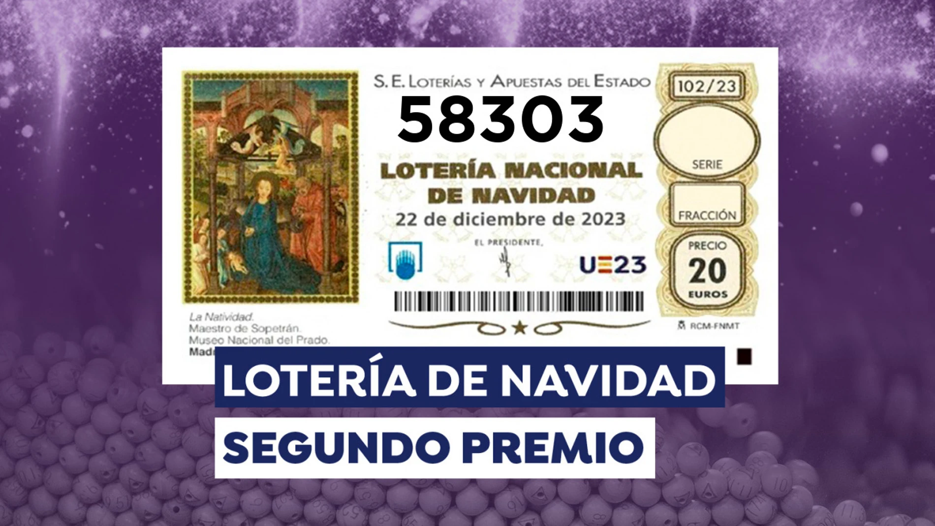 Segundo Premio de la Lotería de Navidad 2023 Segundo Premio de la Lotería de Navidad 2023