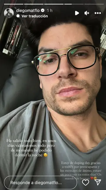 Diego Matamoros, de nuevo operado por su enfermedad degenerativa Diego Matamoros, de nuevo operado por su enfermedad degenerativa