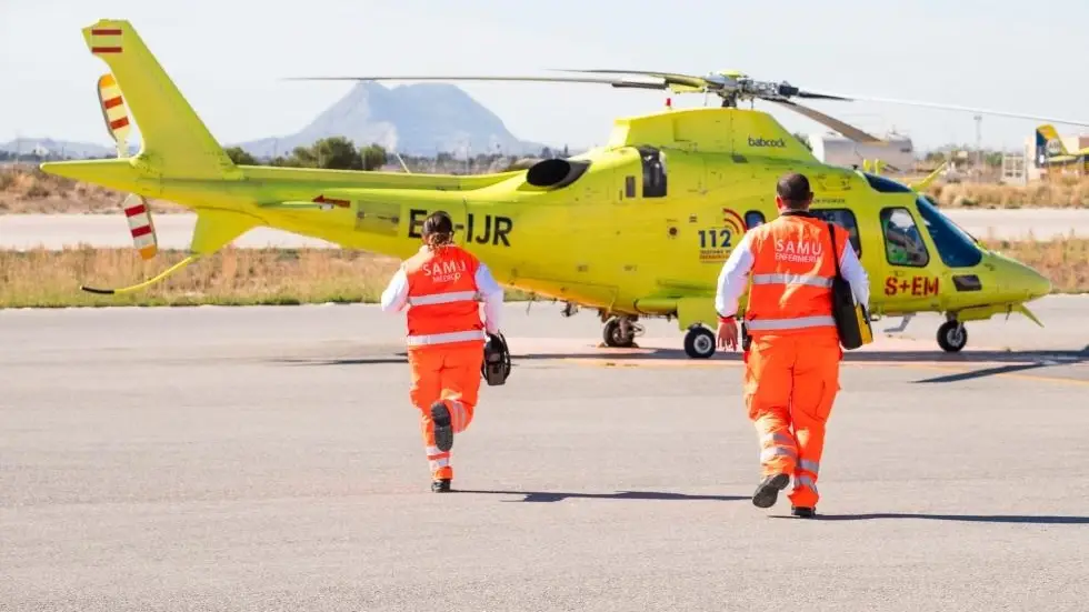 Helic&oacute;ptero medicalizado de la Generalitat