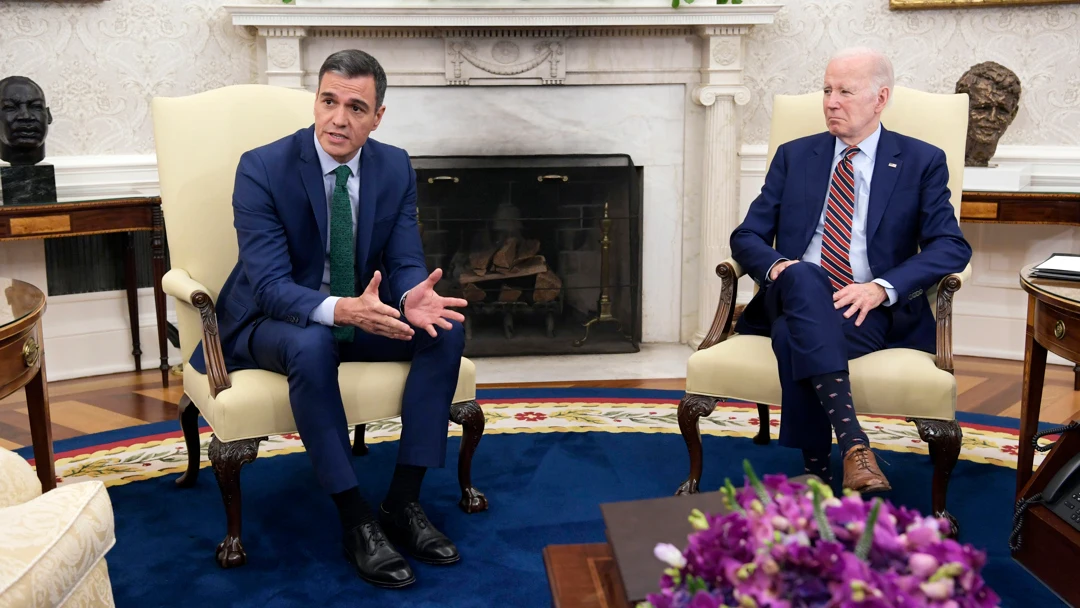 Pedro Sánchez y Joe Biden Pedro Sánchez y Joe Biden