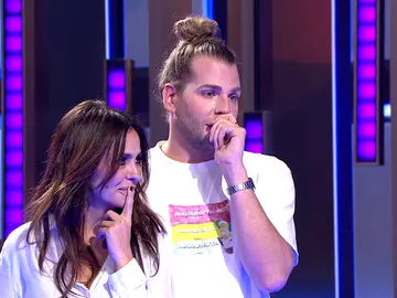 ¡Qué lástima! Melani Olivares y Eduardo Navarrete no consiguen entender la pista de Rubén ¡Qué lástima! Melani Olivares y Eduardo Navarrete no consiguen entender la pista de Rubén