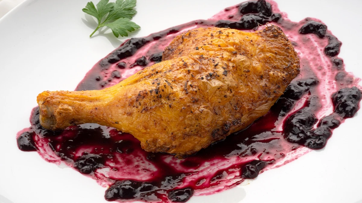 Muslo de pollo asado con salsa de arándanos, de Arguiñano: "La clave es la sencillez" Muslo de pollo asado con salsa de arándanos, de Arguiñano: "La clave es la sencillez"