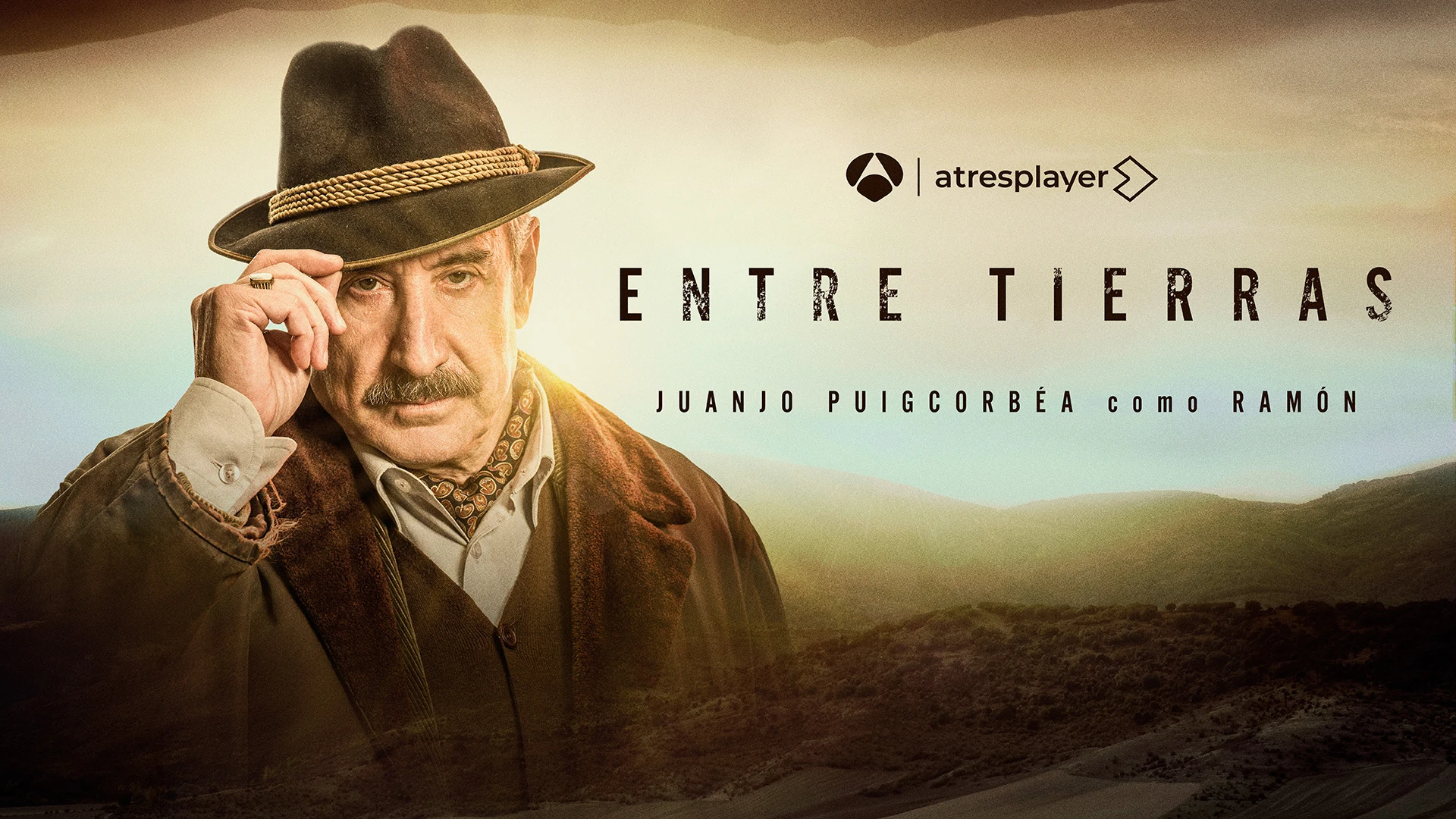 Juanjo Puigcorbé es Ramón Cervantes en Entre Tierras Juanjo Puigcorbé es Ramón Cervantes en Entre Tierras