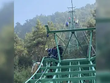 Un fallo en un teleférico libanés Un fallo en un teleférico libanés