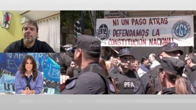 Los sindicatos argentinos se movilizan contra Milei: 
