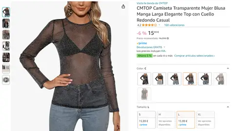 Camiseta transparente Camiseta transparente