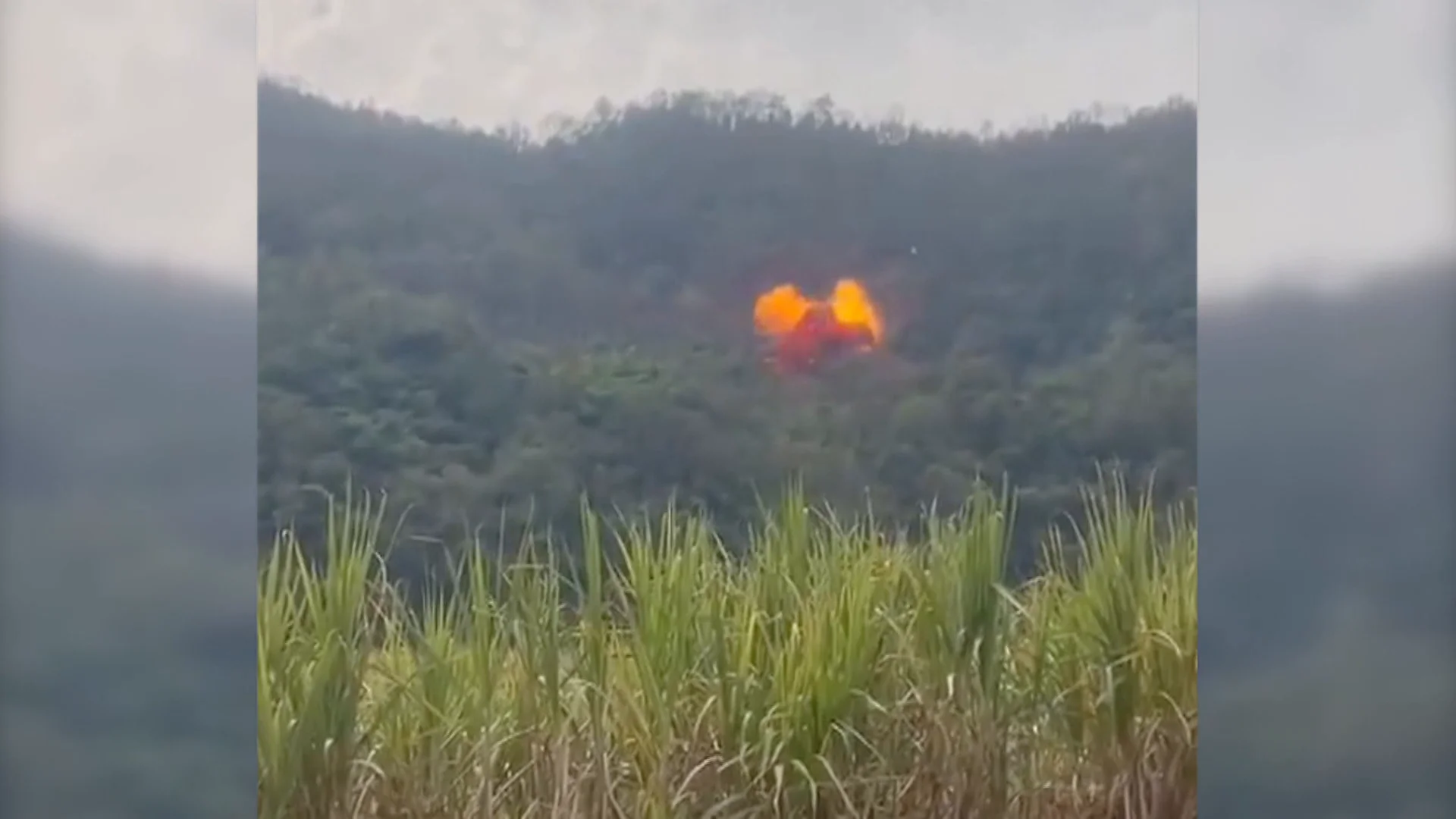 Cae un cohete en China Cae un cohete en China