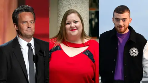 Matthew Perry, Itziar Castro y Angus Cloud Matthew Perry, Itziar Castro y Angus Cloud