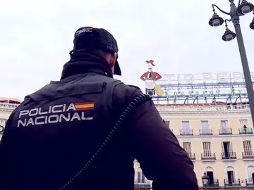 Policía Nacional en la Puerta del Sol Policía Nacional en la Puerta del Sol