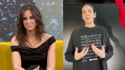 Cristina Pedroche en Espejo Público. Cristina Pedroche en Espejo Público.