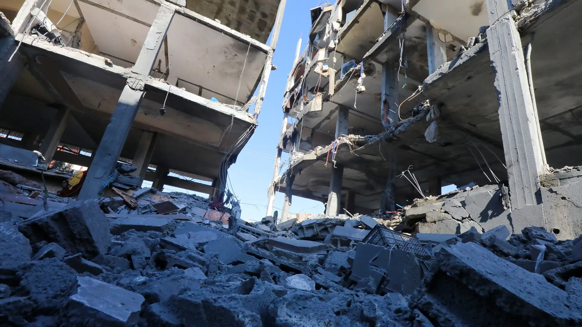 Bombardeo en Gaza