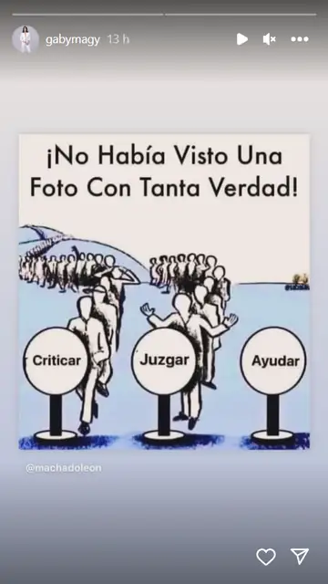 Captura de Instagram de Gabriela Guillén Captura de Instagram de Gabriela Guillén