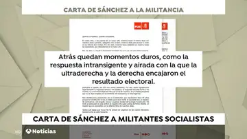 Carta de Sánchez a la militancia Carta de Sánchez a la militancia