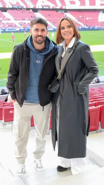 Gloria Camila y David García en un partido de fútbol Gloria Camila y David García en un partido de fútbol