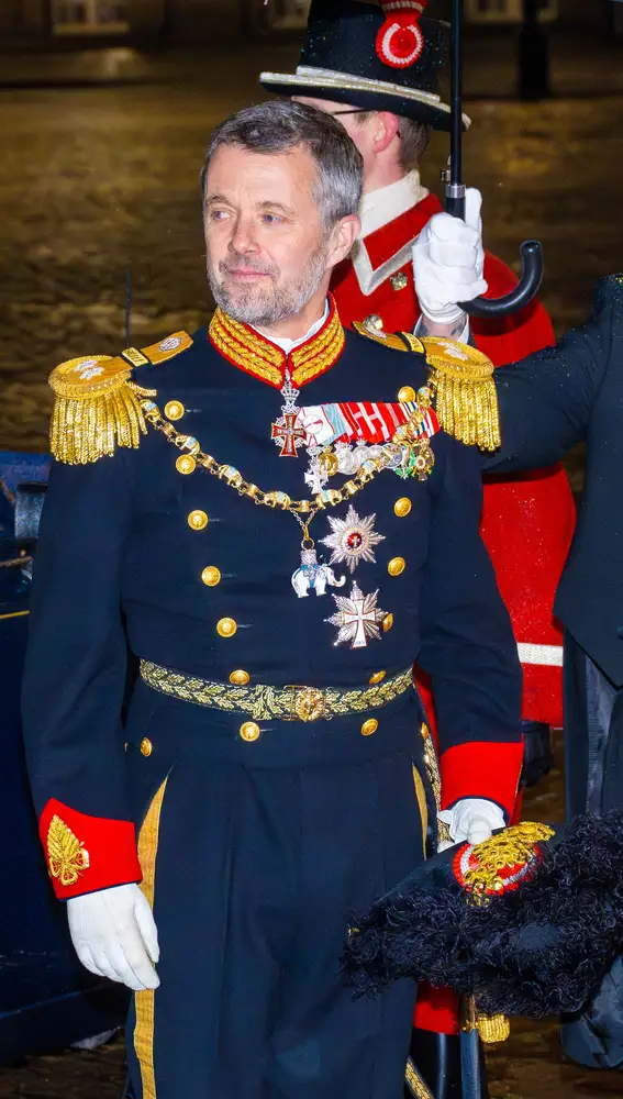 El príncipe Federico de Dinamarca en la cena de gala de Año Nuevo