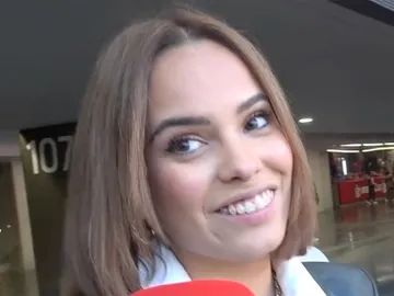 Gloria Camila en un partido de fútbol Gloria Camila en un partido de fútbol