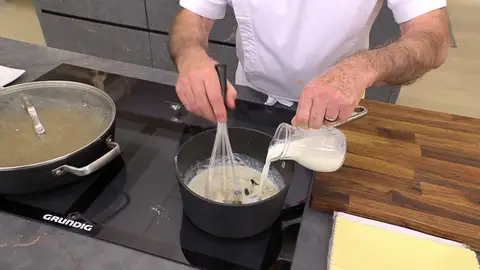 Prepara la bechamel Prepara la bechamel