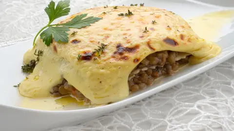 Receta de lasaña de lentejas de Karlos Arguiñano Receta de lasaña de lentejas de Karlos Arguiñano