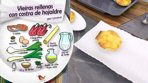 Ingredientes vieiras Ingredientes vieiras