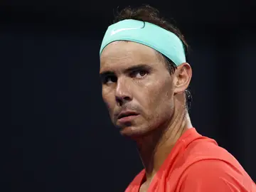 Rafa Nadal, concentrado en el duelo ante Kubler Rafa Nadal, concentrado en el duelo ante Kubler