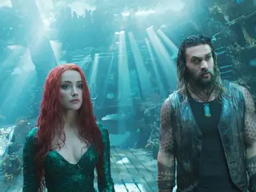 Amber Heard y Jason Momoa como Mera y Aquaman Amber Heard y Jason Momoa como Mera y Aquaman