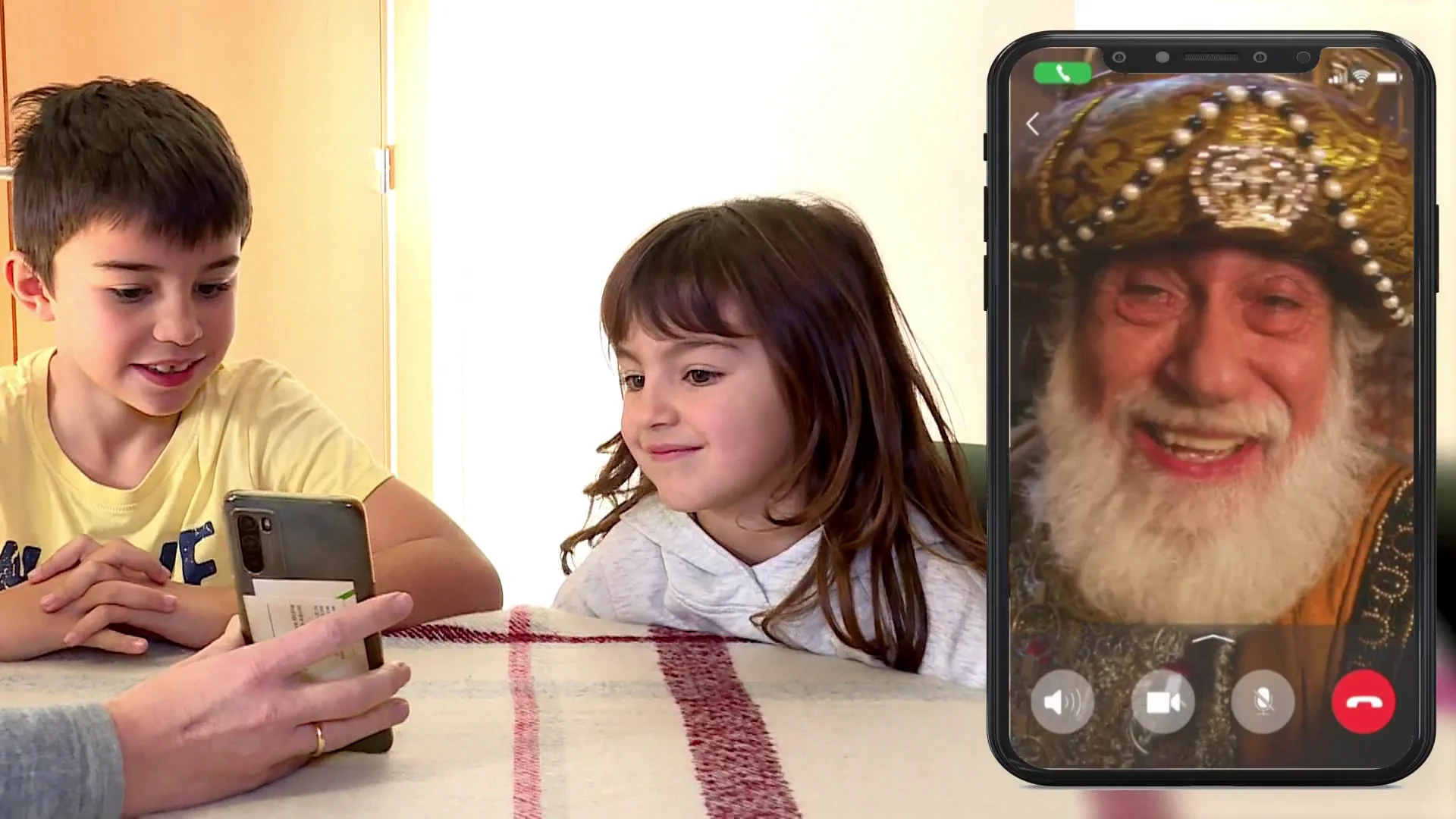 Videollamada con los Reyes Magos